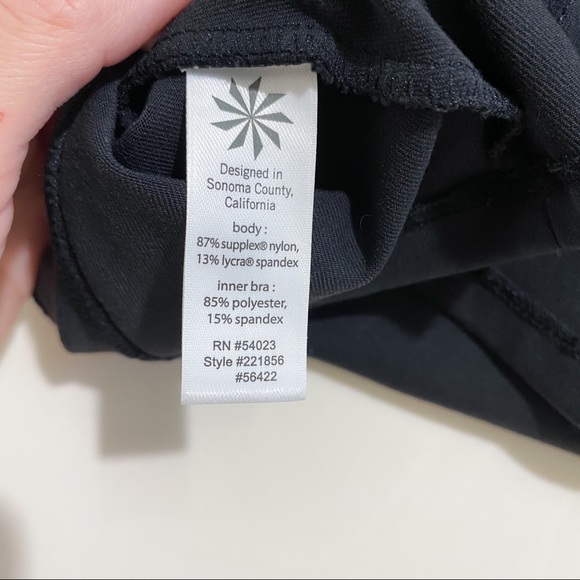 Athleta Black Athletic Racerback Tank Top Size XS - Picture 5 of 5